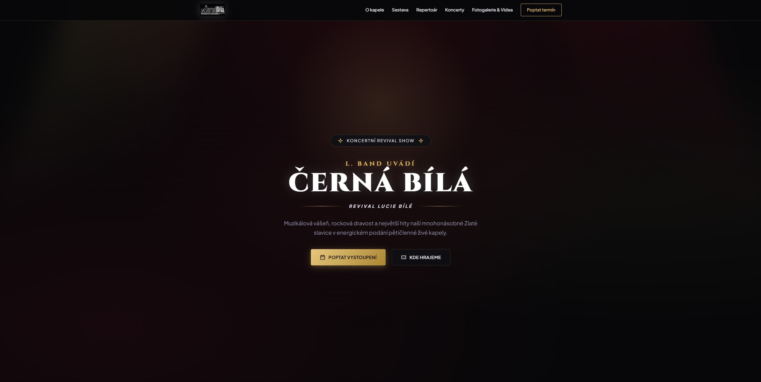 Náhled webu Černá & Bílá