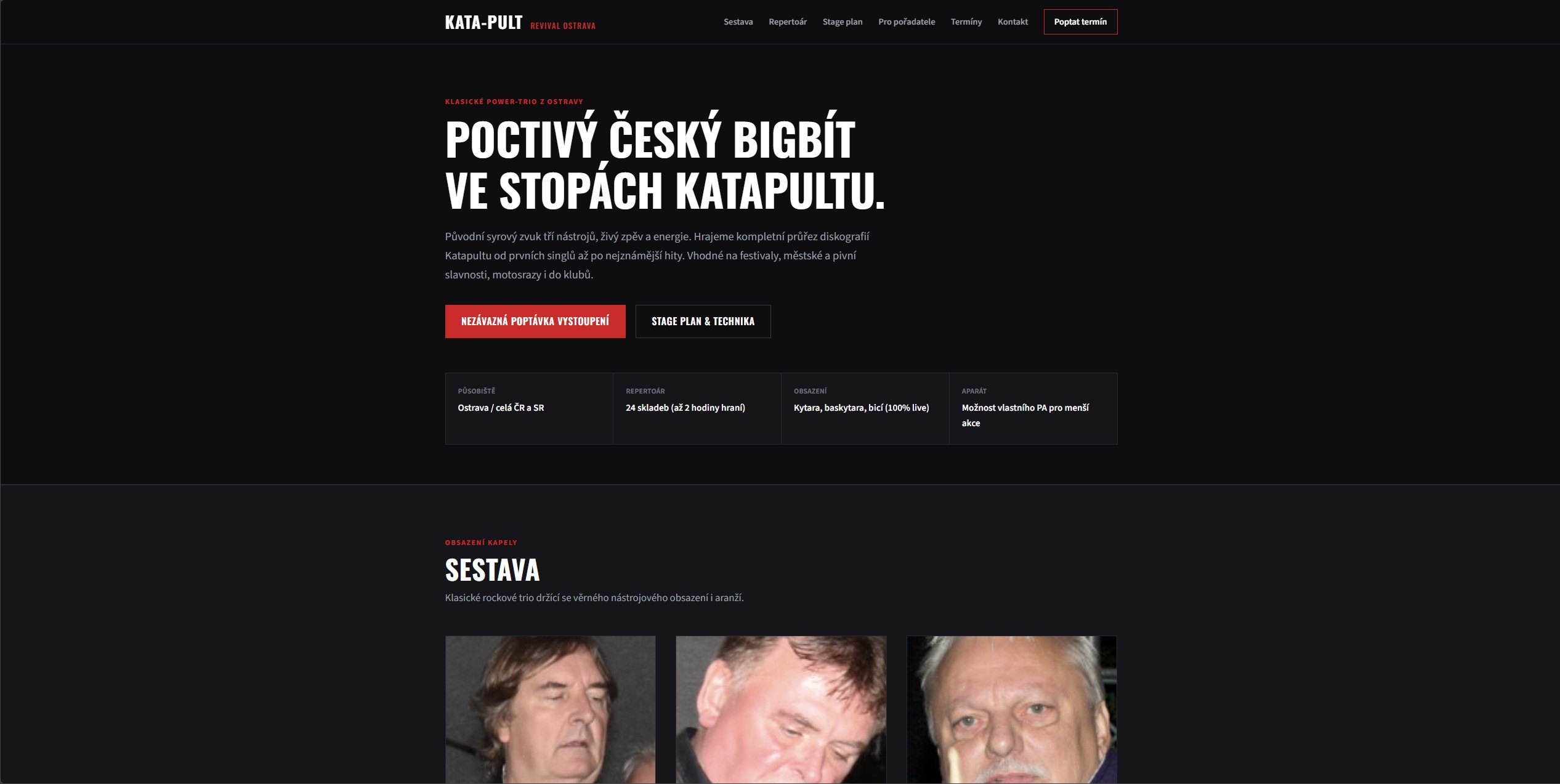Náhled webu Katapult Revival